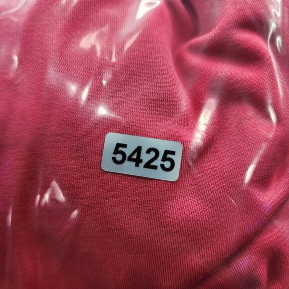 Women's Fila Sport Shirt V-Neck Performance Pink & Black Short Sleeve Size M - Picture 9 of 9